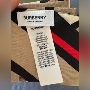 Burberry head scarf